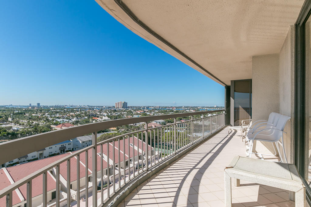 4100 North Ocean Drive, Unit 1002 Singer Island, FL 33404 - Photo 36 of 37 a view of balcony with city
