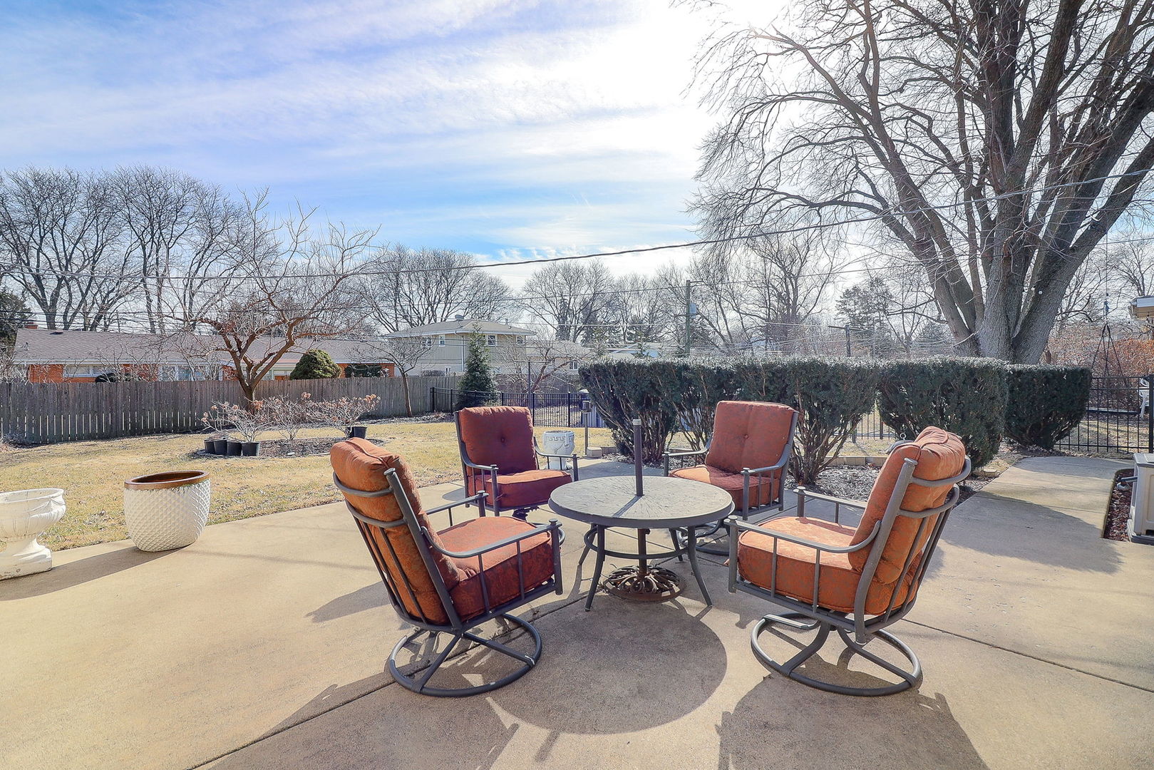Undisclosed Address Countryside, IL 60525 - Photo 14 of 16 a backyard of a house with table and chairs