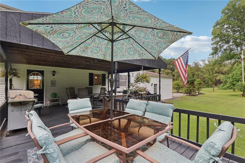 748 Four Mile Run Road Ligonier, PA 15658 - Photo 14 of 49 a view of outdoor space yard and patio