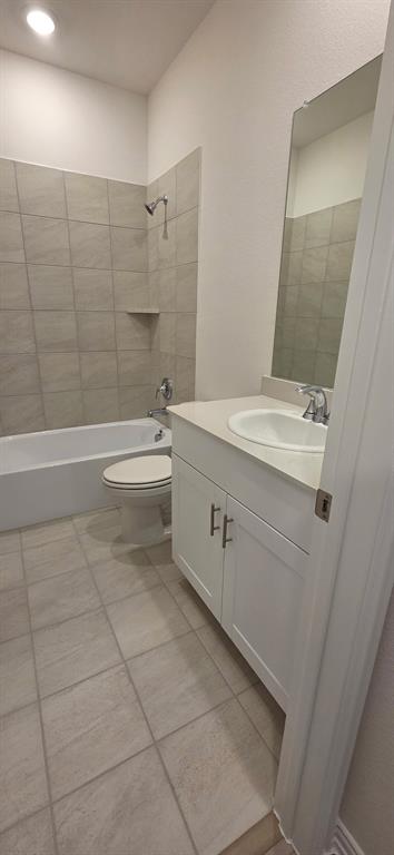 1733 Arches Road Anna, TX 75409 - Photo 11 of 17 a bathroom with a sink a toilet and shower