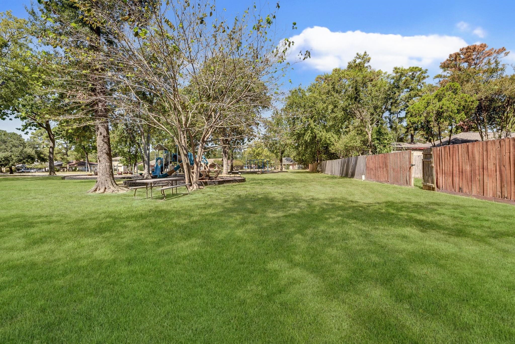 18015 Woodgum Drive Spring, TX 77388 - Photo 21 of 23 a view of a park with large trees