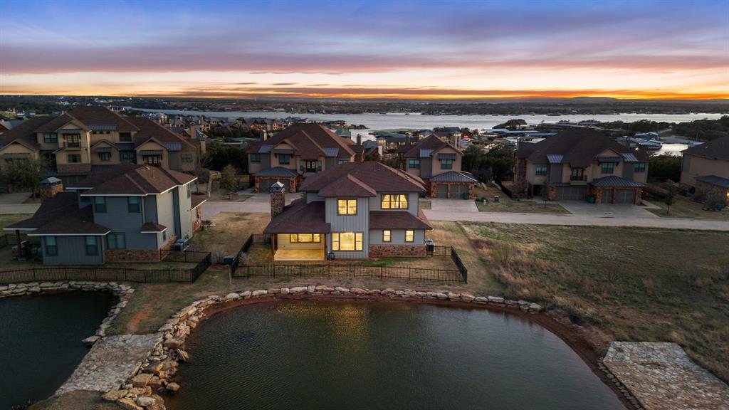 1044 Chapel Ridge Road Graford, TX 76449 - Photo 3 of 34 a view of a lake in middle of the town