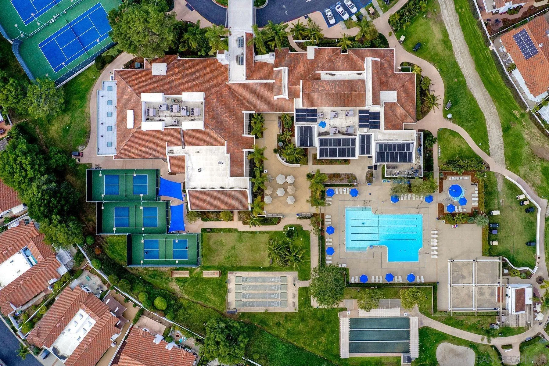 4214 Lindos Way Oceanside, CA 92056 - Photo 18 of 18 an aerial view of multiple houses with yard