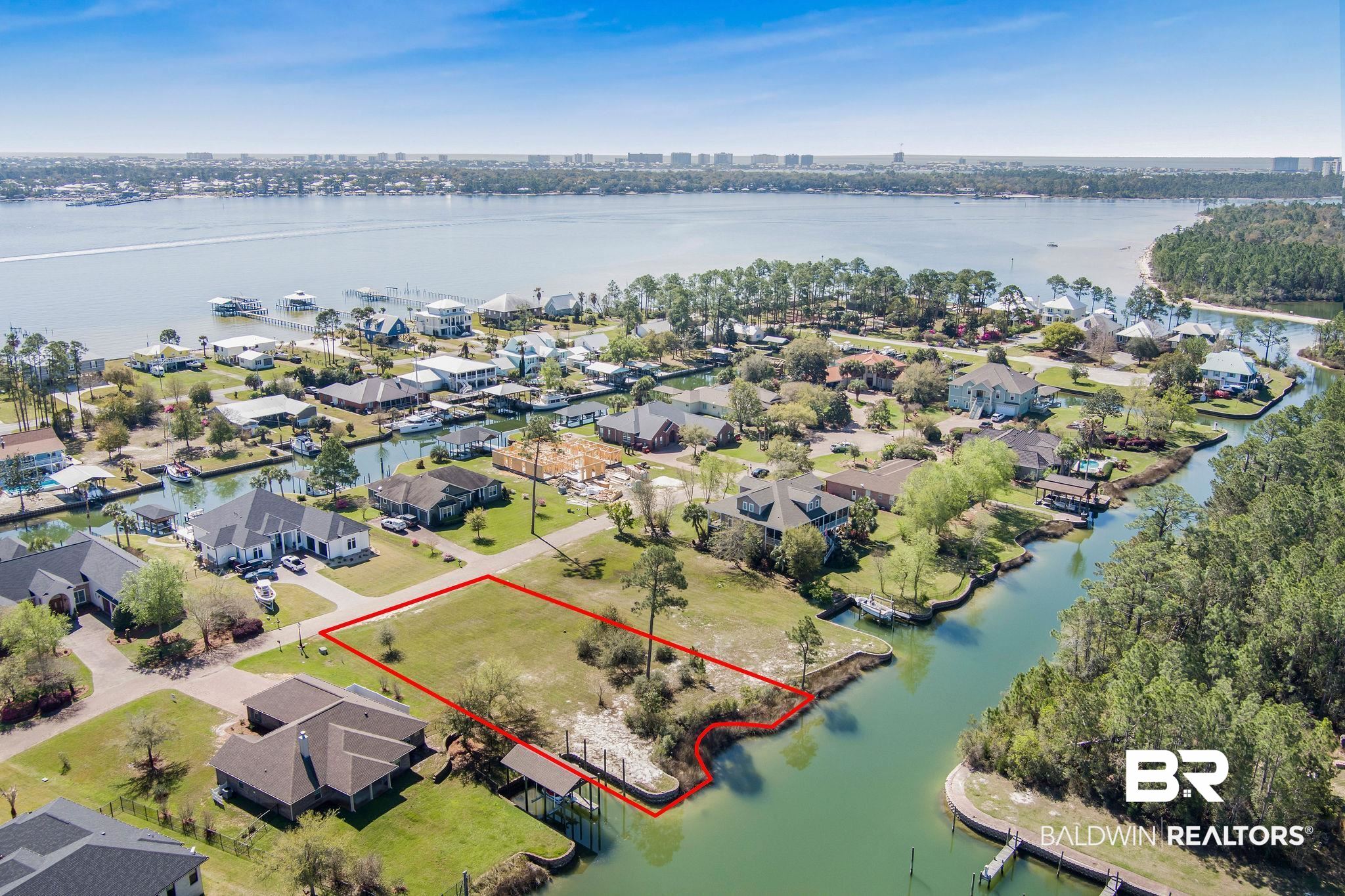 6433 East Quarry Drive Elberta, AL 36530 - Photo 9 of 10 Bird's eye view with a residential view and a water view