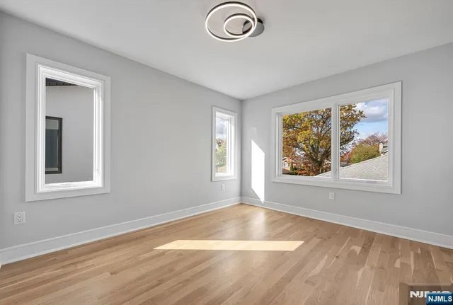 an empty room with window