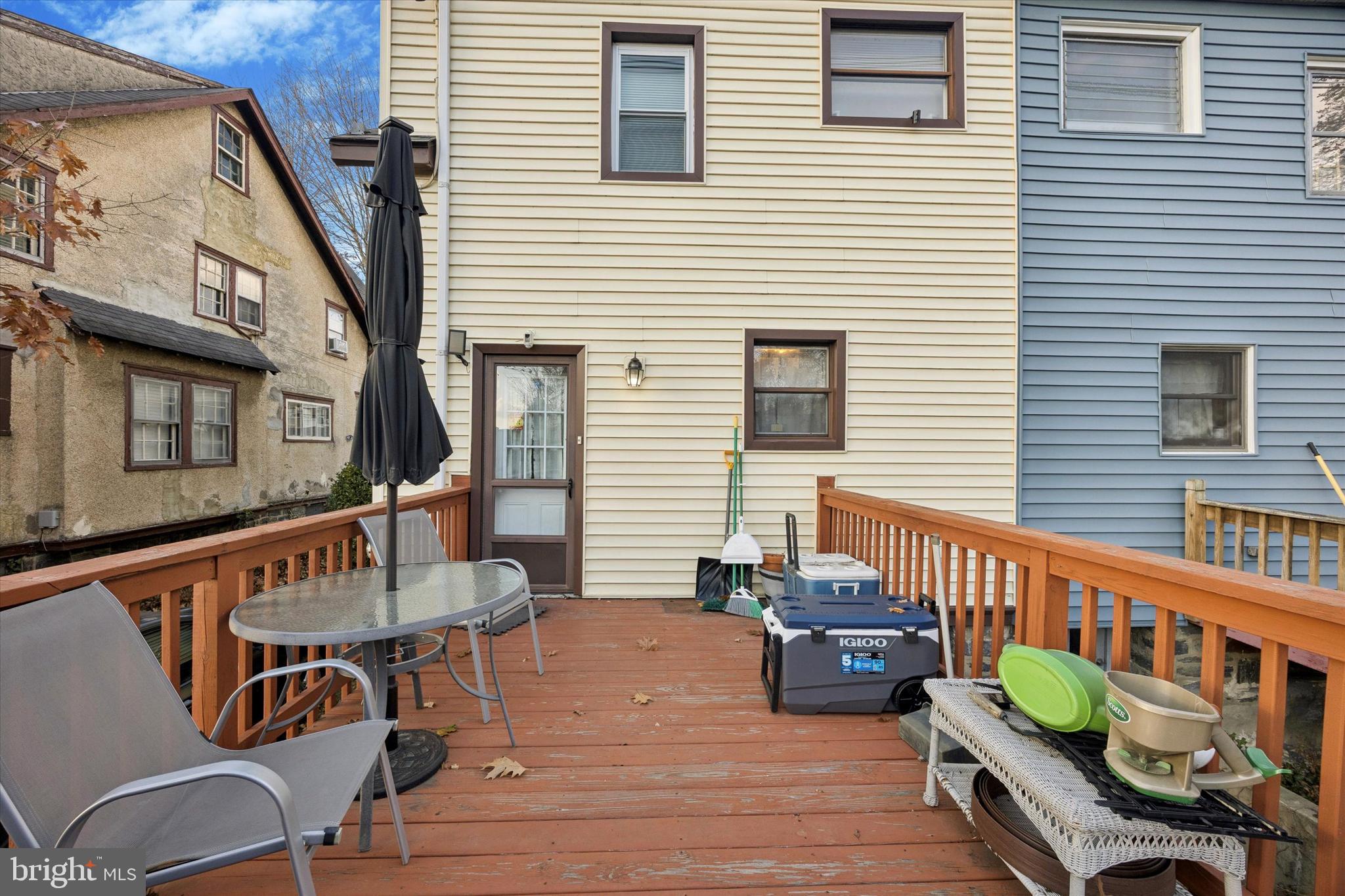 78 Marshall Road Lansdowne, PA 19050 - Photo 25 of 26 a view of a deck with furniture