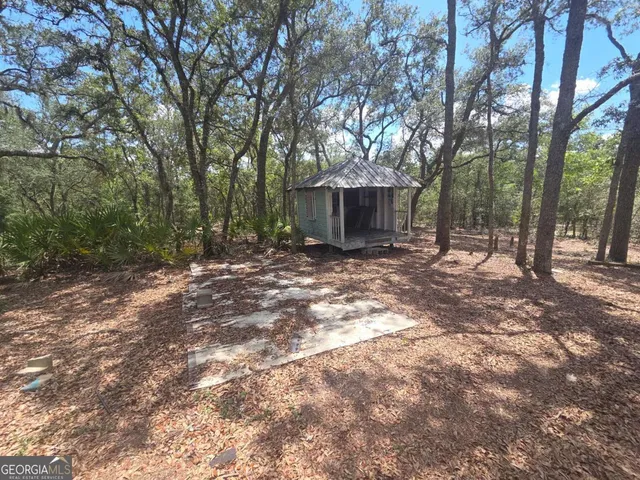 a view of a outdoor space with trees