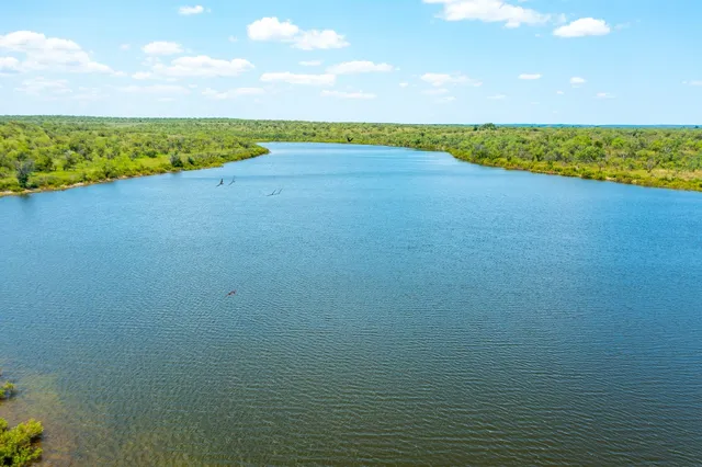 a view of a lake and an ocean