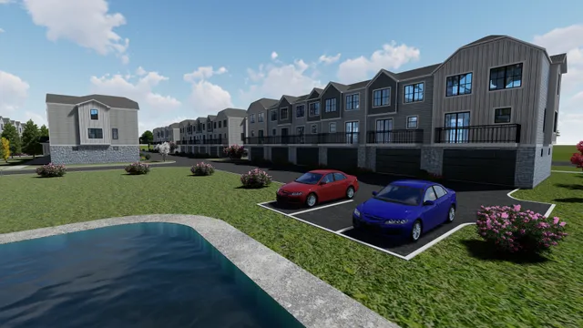 a kitchen with a sink a stove and chairs