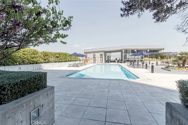 a view of a city with tall buildings