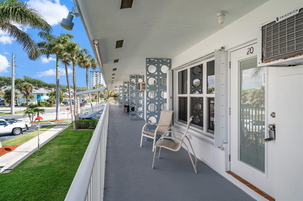 1110 North Riverside Drive, Unit 20 Pompano Beach, FL 33062 - Photo 29 of 32 a view of outdoor space yard deck patio and swimming pool