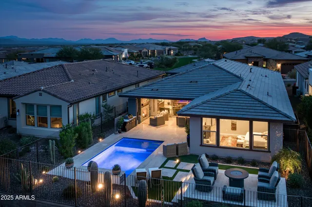 a view of house with outdoor space and seating space