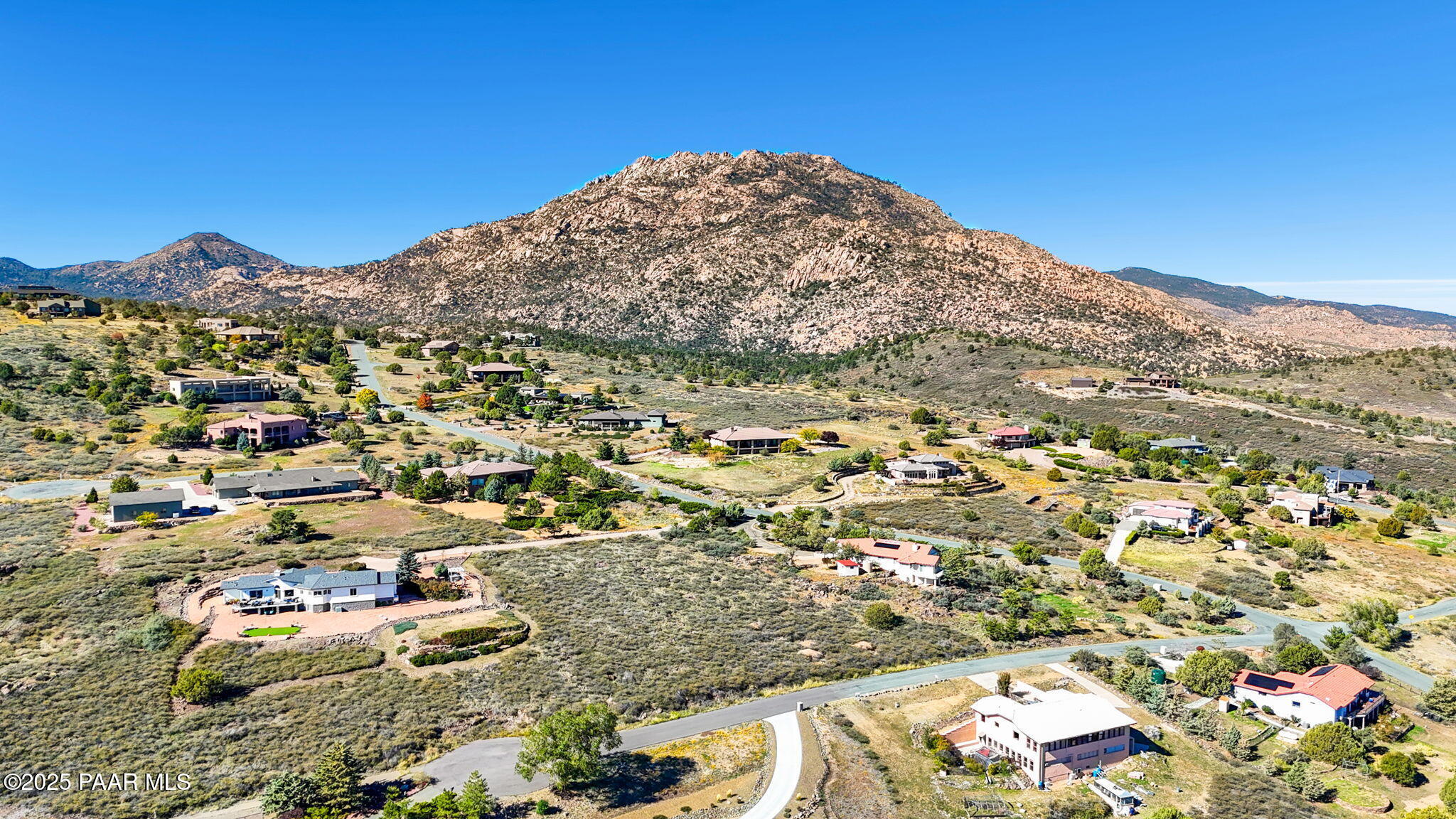 6614 North Shauna Drive Prescott, AZ 86305 - Photo 12 of 19 an aerial view of residential houses with outdoor space