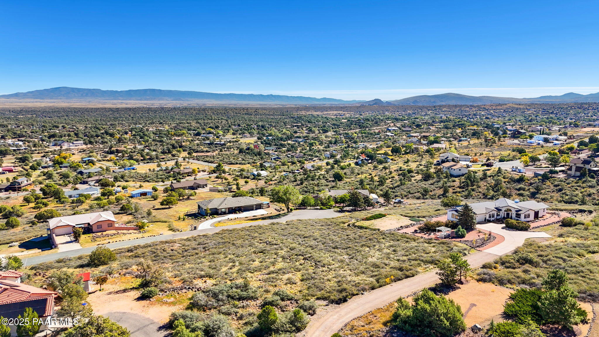 6614 North Shauna Drive Prescott, AZ 86305 - Photo 8 of 19 an aerial view of residential houses with outdoor space