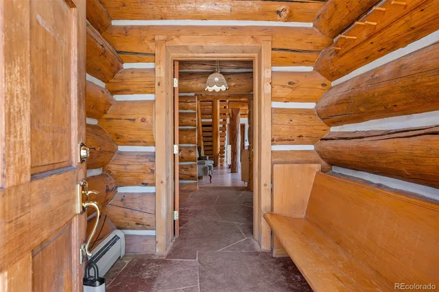 a view of a storage room