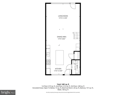 a picture of a floor plan
