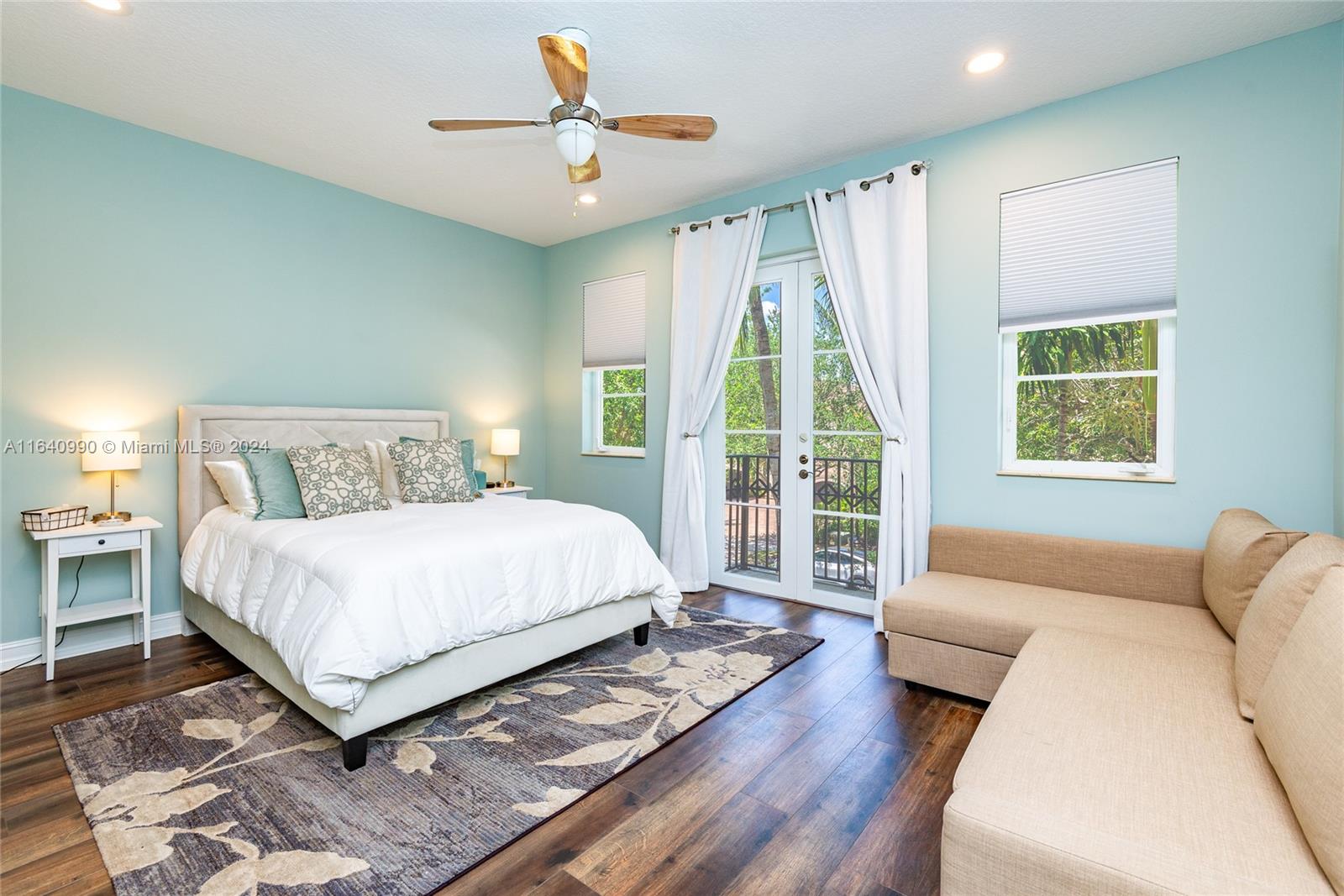 17586 Middlebrook Way Boca Raton, FL 33496 - Photo 41 of 86 a bedroom with a large bed and a large window