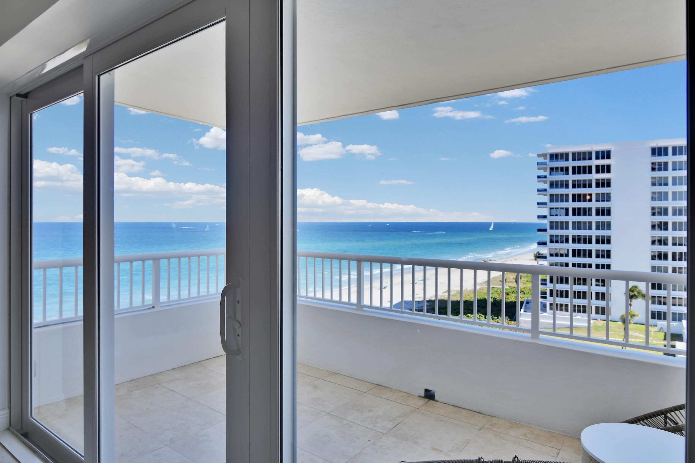 600 South Ocean Boulevard, Unit 802 Boca Raton, FL 33432 - Photo 4 of 27 a view of balcony with furniture
