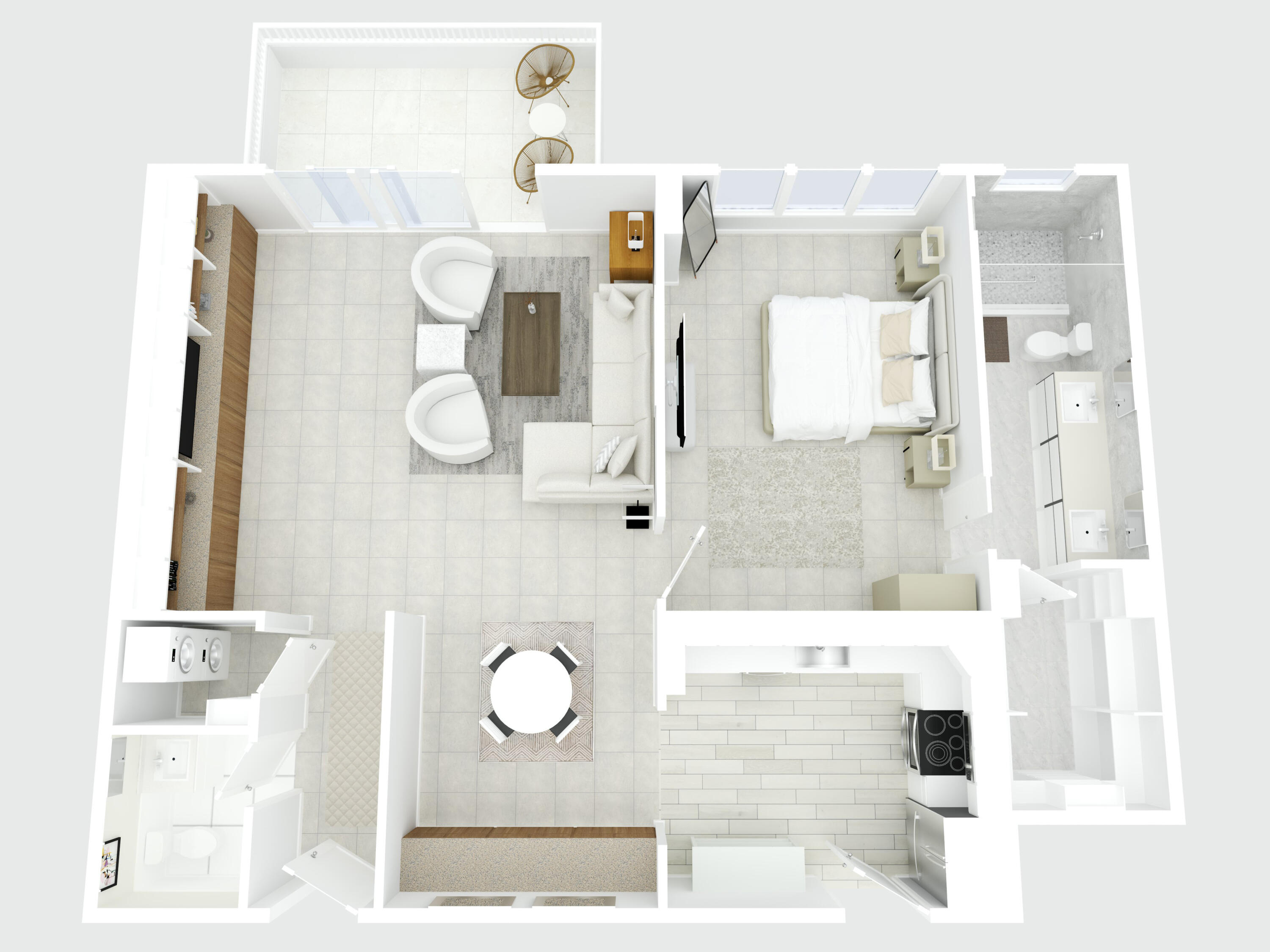 600 South Ocean Boulevard, Unit 802 Boca Raton, FL 33432 - Photo 26 of 27 view of bathroom with mirror