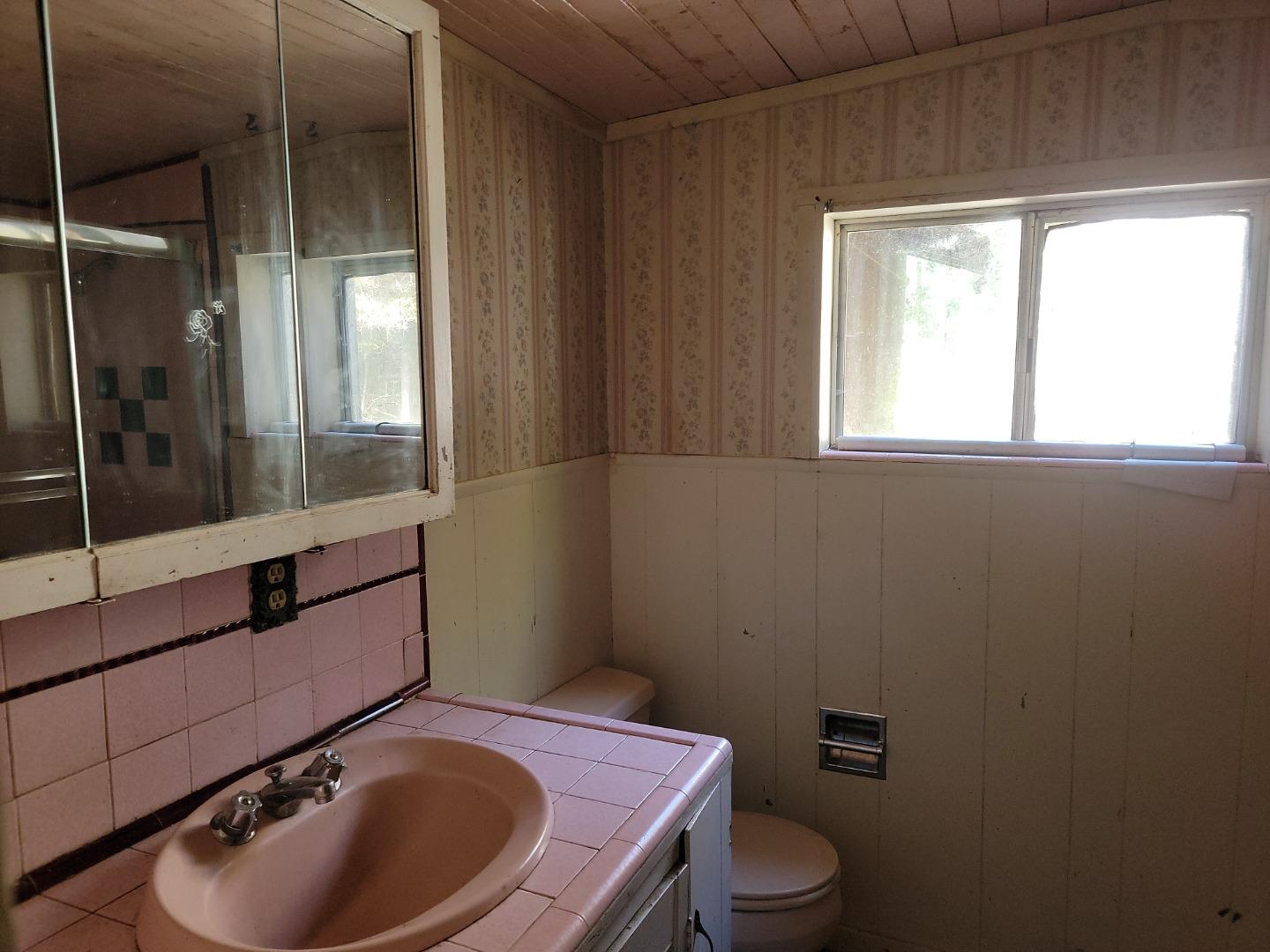 159 Strawberry Road Watsonville, CA 95076 - Photo 75 of 109 a bathroom with a sink a toilet and shower