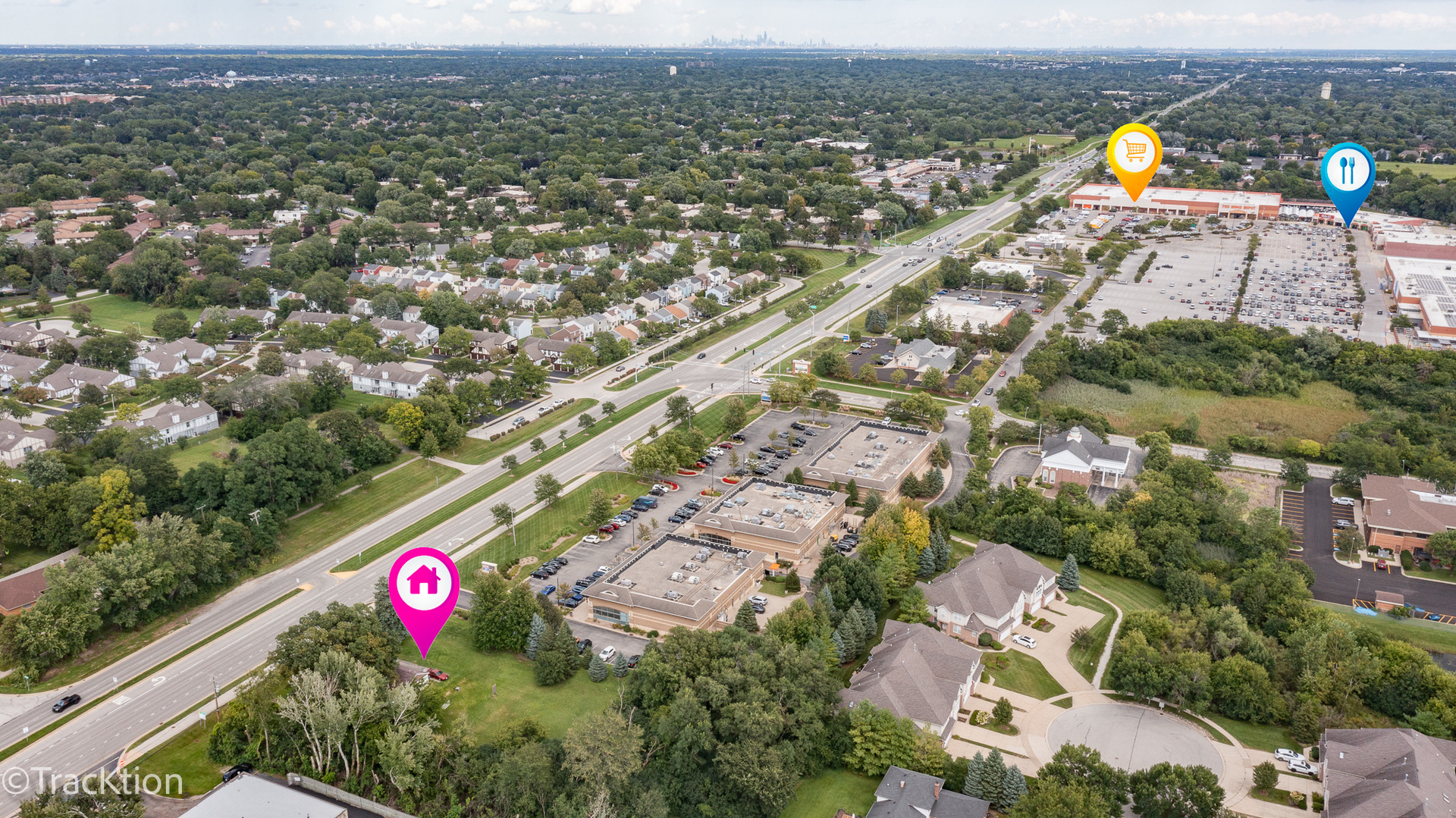 2505 75th Street Darien, IL 60561 - Photo 3 of 4 an aerial view of a city