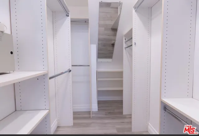 a view of walk in closet