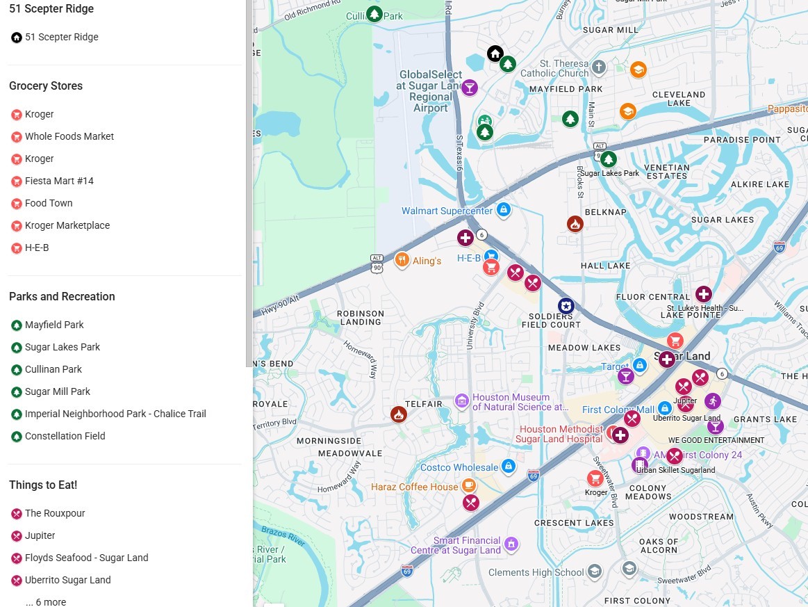 51 Scepter Ridge Sugar Land, TX 77498 - Photo 50 of 50 a close up of a white and white wall with paintings on the wall