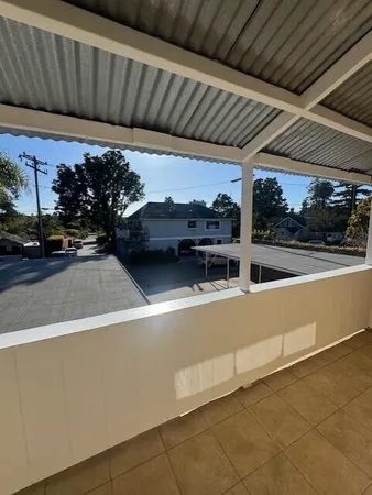 a view of a car garage