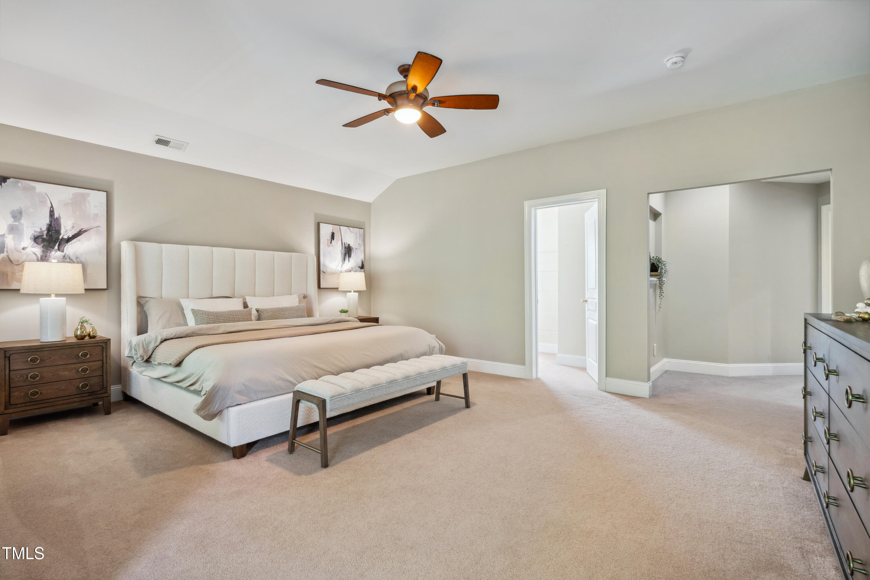 12428 Penrose Trail Raleigh, NC 27614 - Photo 21 of 48 Primary Bedroom with Private Balcony