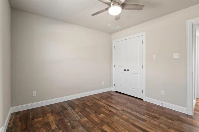 wooden floor in an empty room