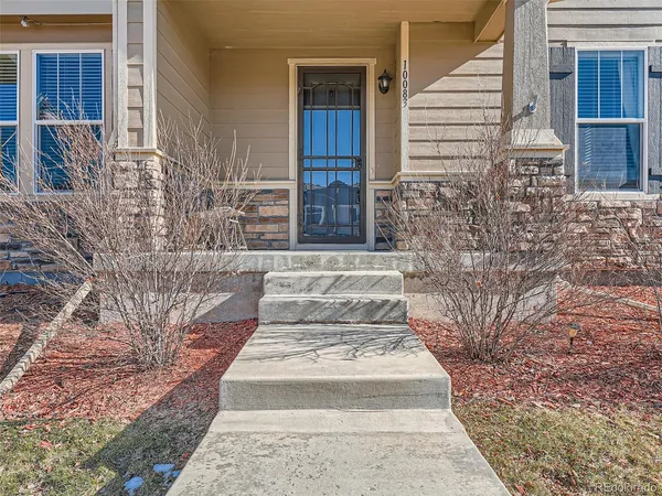 a view of a entryway door of the house