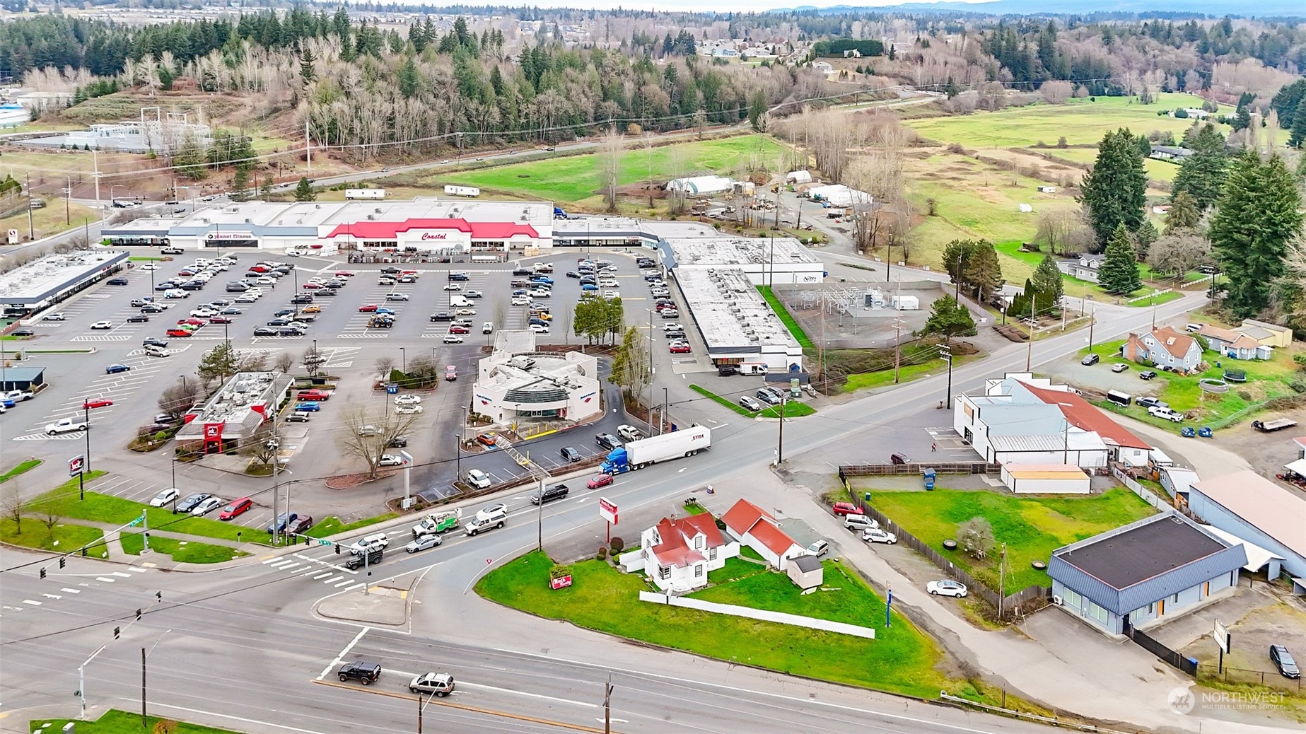 19910 Old Owen Road Monroe, WA 98272 - Photo 13 of 22 an aerial view of a swimming pool and outdoor space