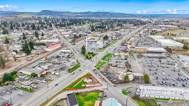 a view of a house with a park