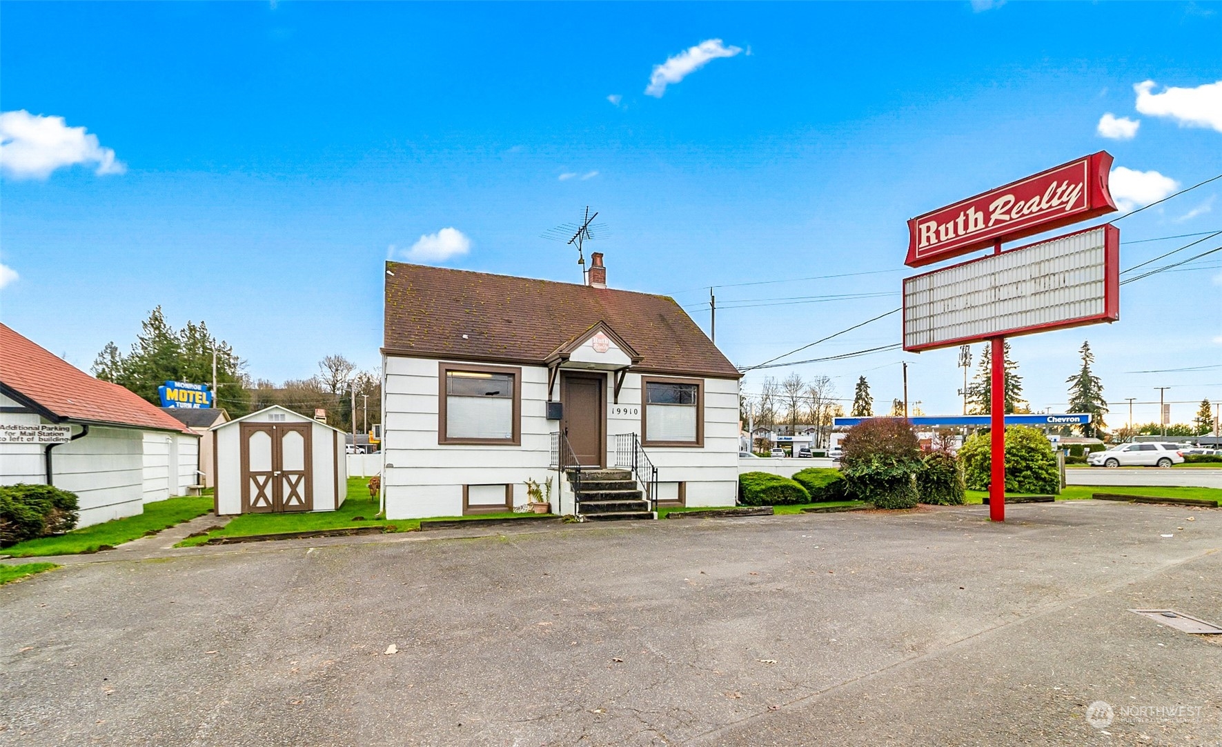 19910 Old Owen Road Monroe, WA 98272 - Photo 18 of 22 a front view of a building with street