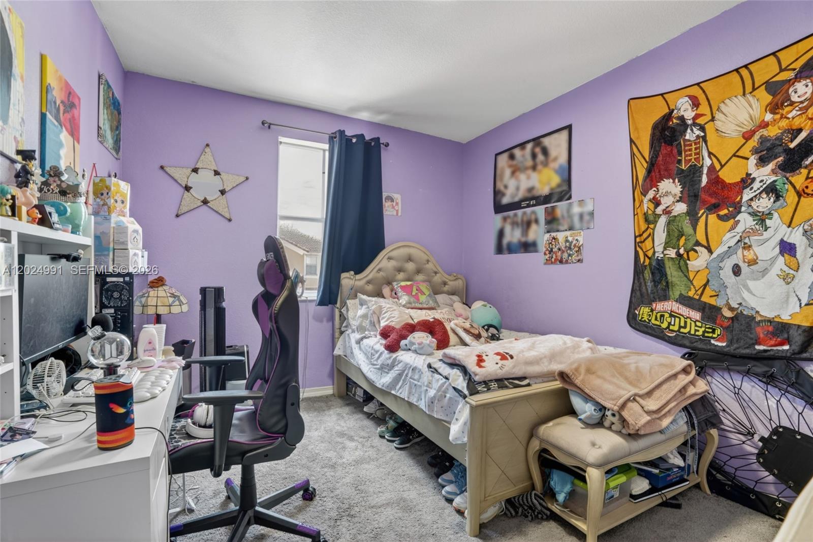 16651 Southwest 79th Terrace Miami, FL 33193 - Photo 22 of 34 a bedroom with furniture and a flat screen tv