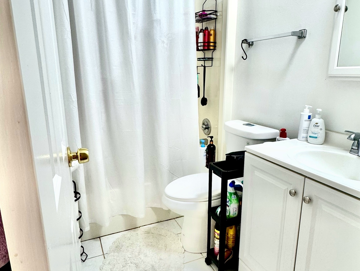 535 South Cleveland Avenue, Unit 101 Arlington Heights, IL 60005 - Photo 8 of 10 a bathroom with a sink toilet and shower