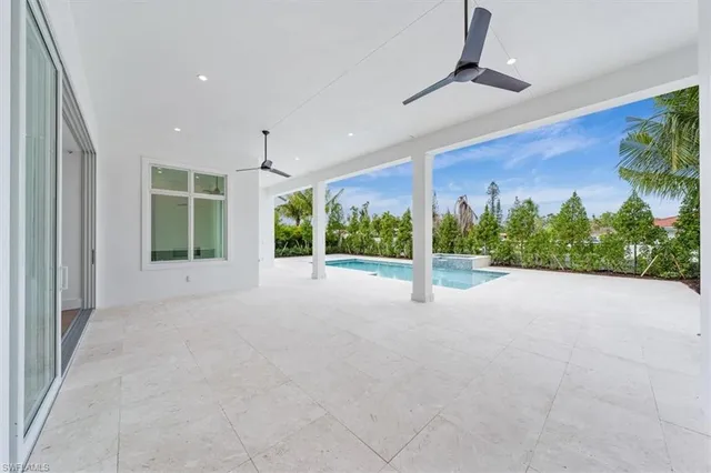 a view of a house with porch and wooden floor