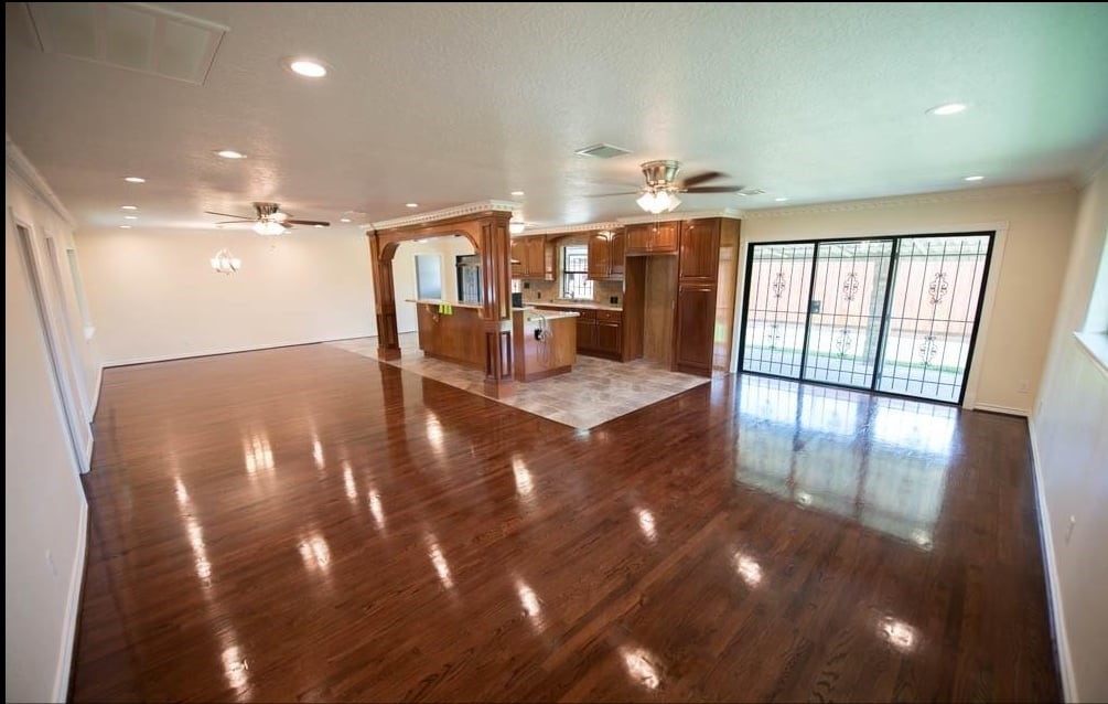 8419 Dover Street Houston, TX 77061 - Photo 4 of 15 a view of a living room and dining room
