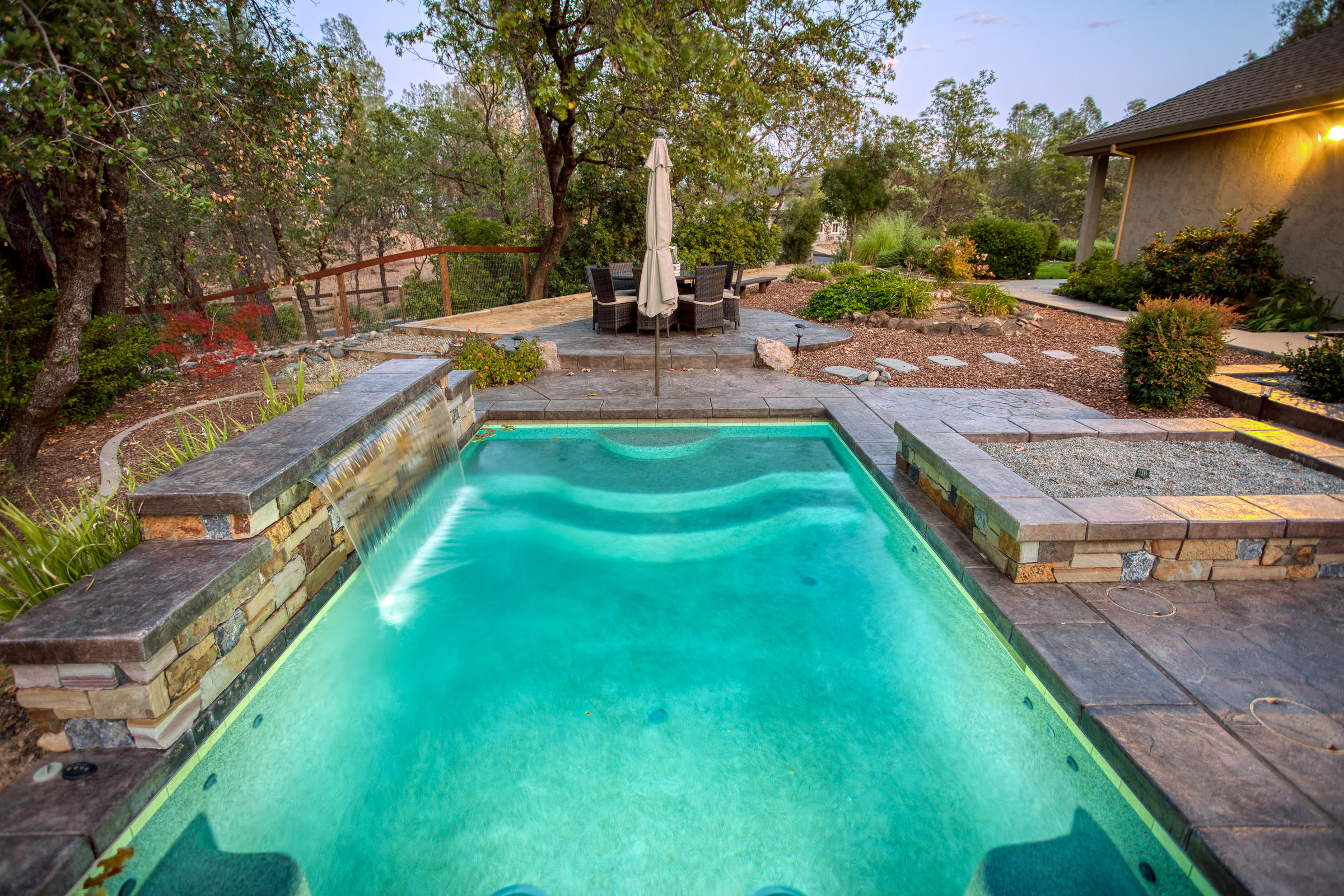 10163 Tilton Mine Road Redding, CA 96001 - Photo 109 of 144 Dipping Pool with Waterfall