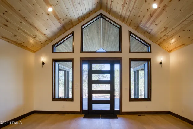 a view of front door of house