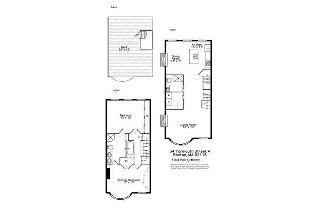 $6,500 | 34 Yarmouth Street, Unit 4, Boston, MA 02116