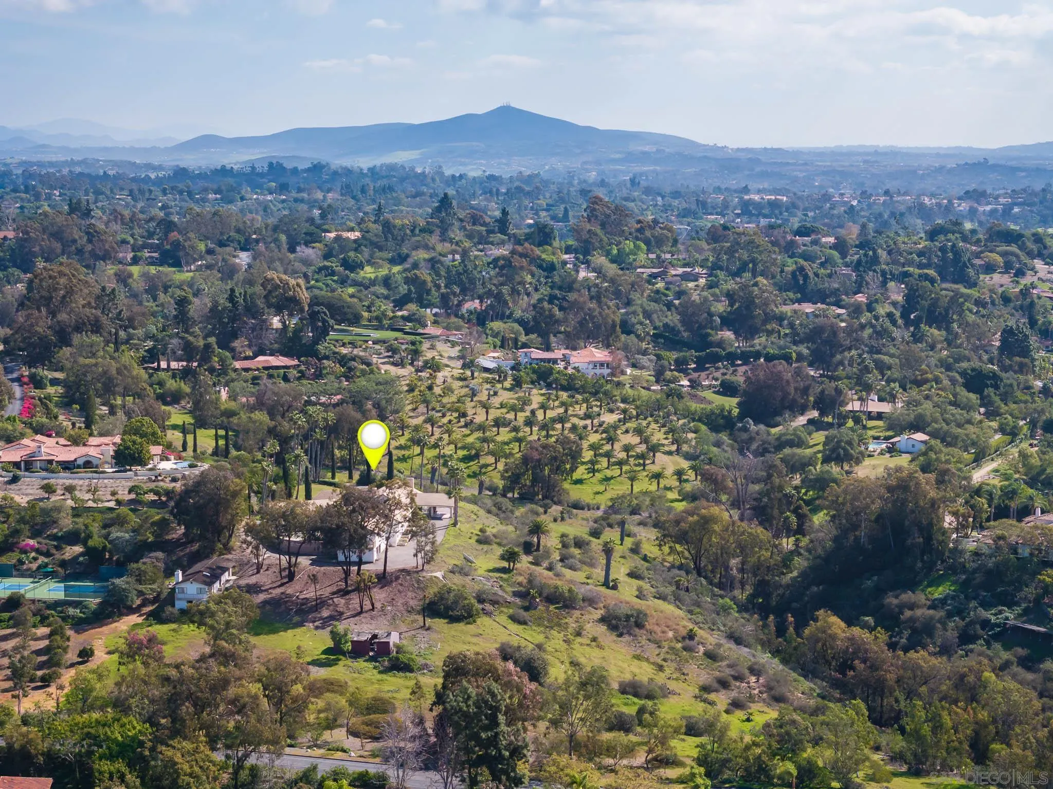 18024 Avenida Alondra Rancho Santa Fe, CA 92067 - Photo 8 of 25 an aerial view of residential house and tree
