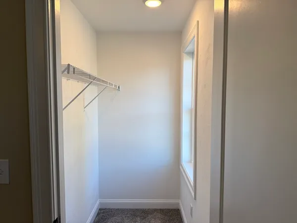 a view of a room with an empty space