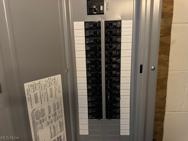 620 Ravenna Road Newton Falls, OH 44444 - Photo 14 of 23 Electrical panel with a 200A main breaker and individual circuit breakers