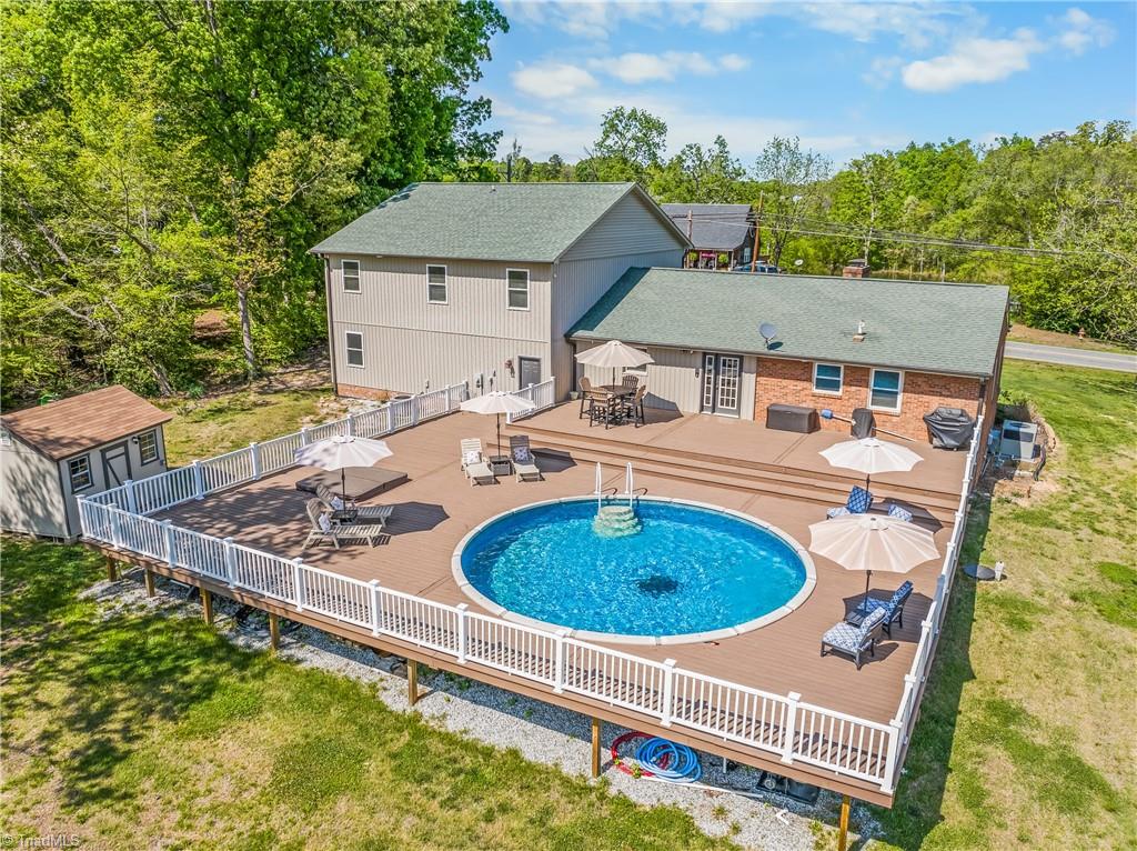 4015 North Main Street High Point, NC 27265 - Photo 5 of 45 A Great 2900 SQ FT Deck Area with Pool and Hot Tub