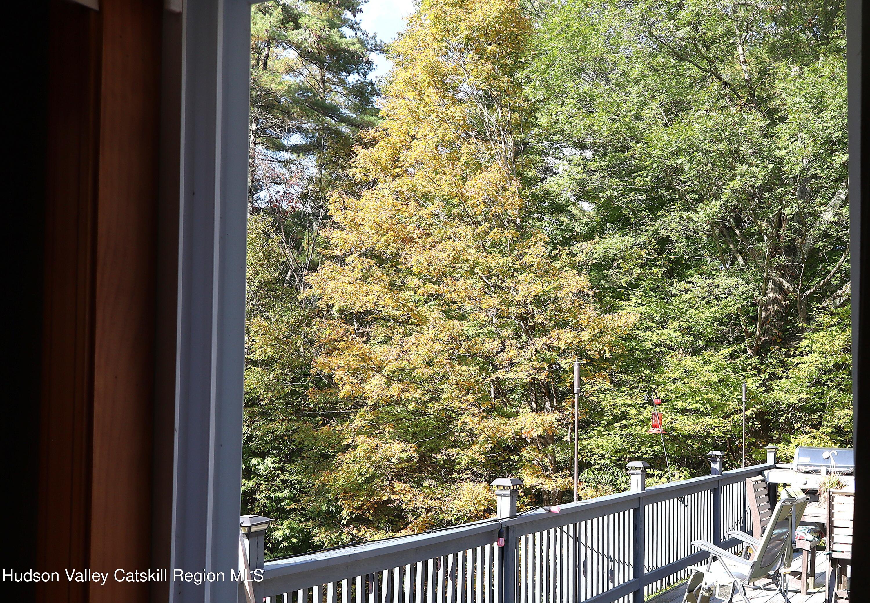 132 Dutchtown Road Saugerties, NY 12477 - Photo 33 of 45 a view of a balcony with wooden fence