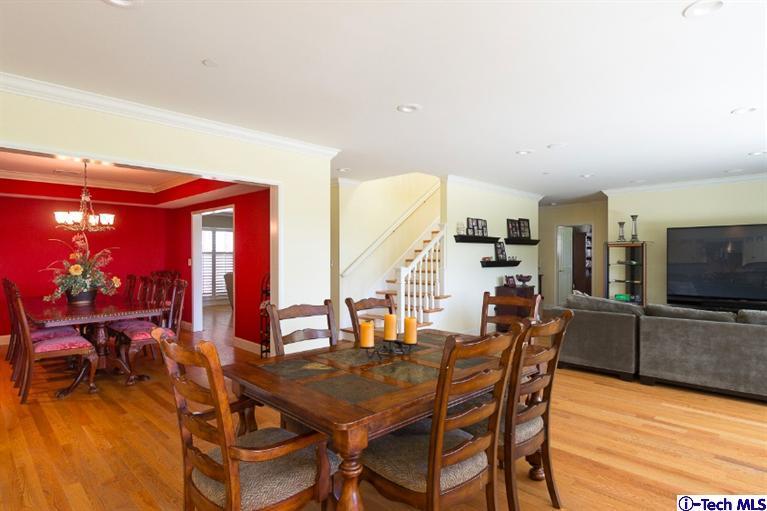 3830 Shadow Grove Road Pasadena, CA 91107 - Photo 5 of 31 a view of a dining room with furniture and wooden floor