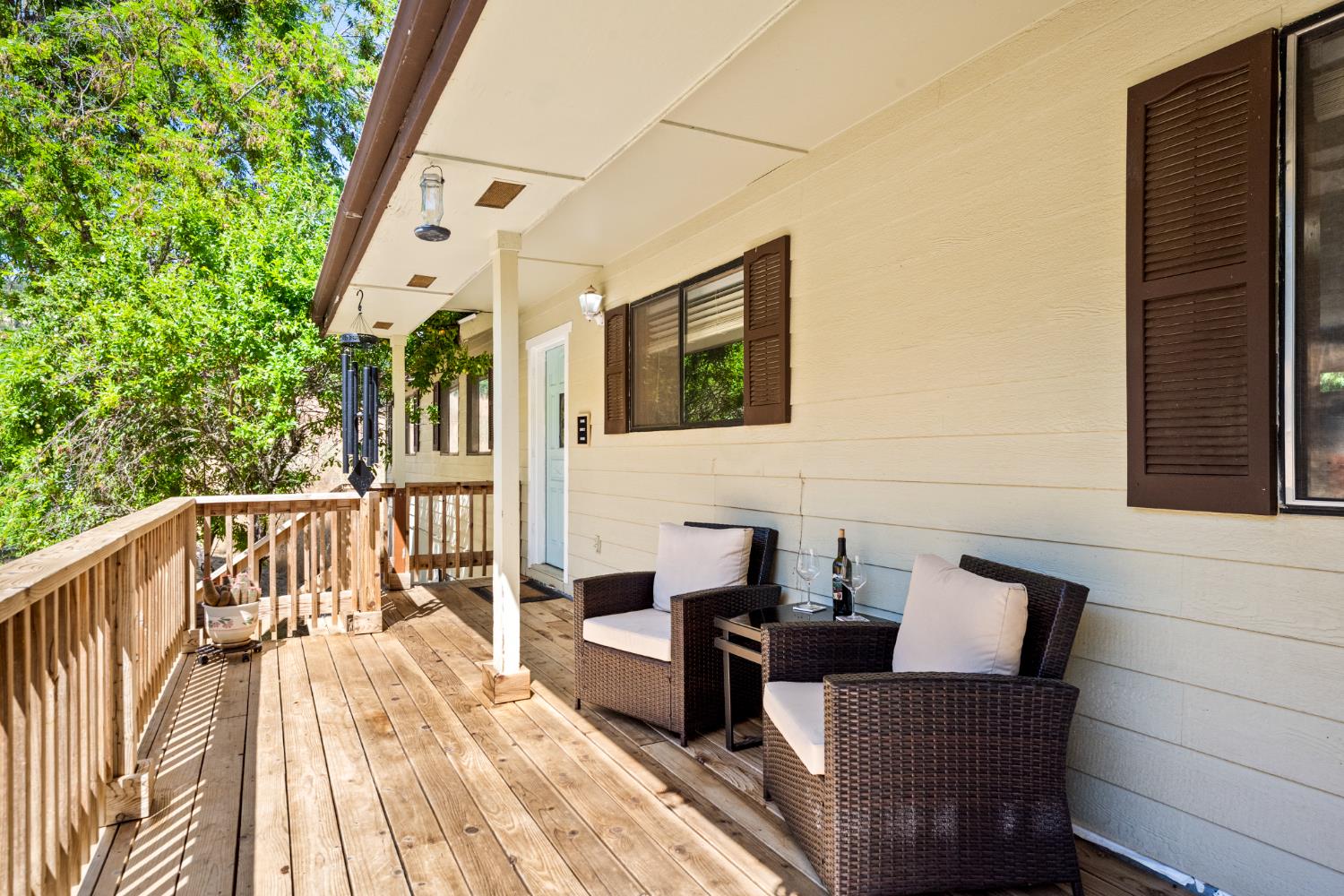 2162 Painted Pony Road Somerset, CA 95684 - Photo 6 of 72 a view of balcony with wooden floor and seating space