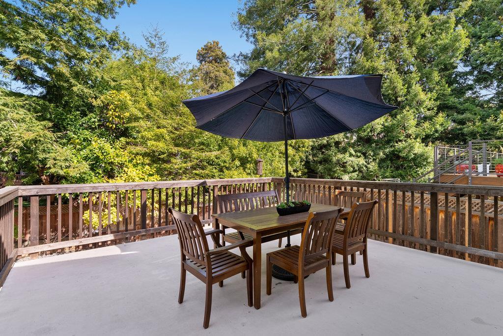 416 Semple Avenue Aptos, CA 95003 - Photo 15 of 45 a view of balcony with outdoor seating and wooden floor