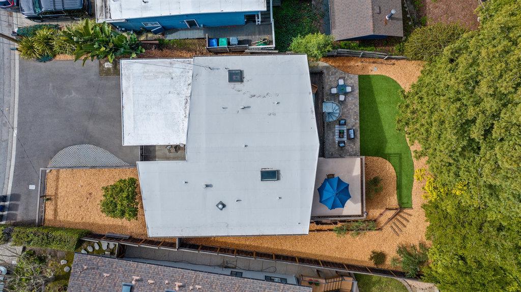 416 Semple Avenue Aptos, CA 95003 - Photo 39 of 45 an aerial view of a house with a yard